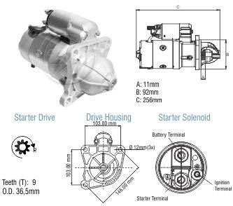8048013 Arranque Ford Ranger 12 Volt