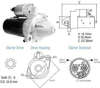 8097801 Arranque Toyota Hilux 3.0 Bosch 12 Volt