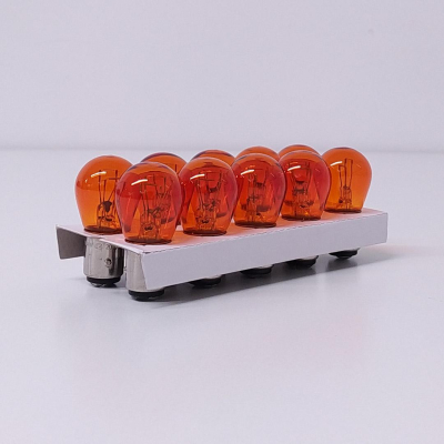 KO12491AMB LAMPARAS DE SEÑALIZACION P21/4W 12V  BAZ15D 1034 AMBAR V PATAS DEFASADAS  (CODIGO ANTERIOR: 12491KOAMB) 0