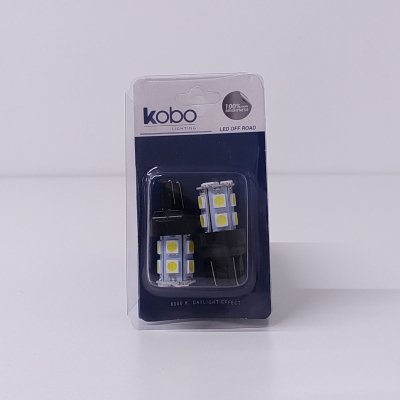 LED12066SMD13 LEDS SEÑALIZACION SMD BLISTER X 2 T20 - 1157 (1034 - 1157 - P21/5W SIN CULOTE) 2 POLOS 13 LED 5050 SMD - BLANCO 12V