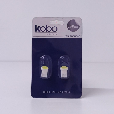 LED12961COBBL LED SEÑALIZACION COB BLISTER X 2 - 2821 - T10 - W5W - COB - BLANCO 12V - BLISTER X 2 UNIDADES 0