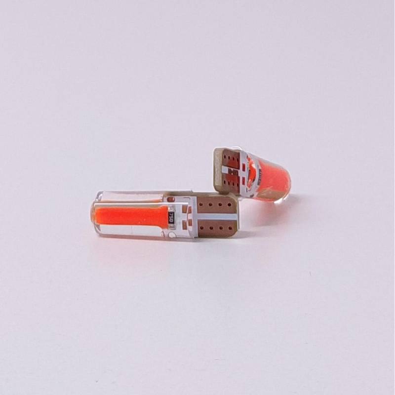 LED12961GELRO LED SEÑALIZACION SILICA BLISTER X 2 2821 - T10 - W5W - GEL SILICONADO CANBUS ROJO 12V BLISTER X 2 UNIDADES 0