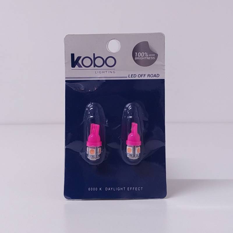 LED12961ROSA5 LEDS SEÑALIZACION SMD BLISTER X 2 - 2821 - T10 - W5W 5 SMD 5050 - ROSA 12V 50