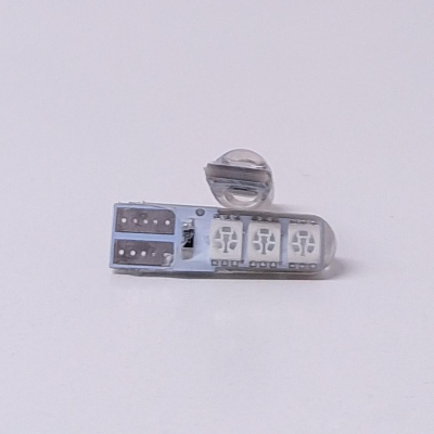 LED12961SILRO LED SEÑALIZACION SILICA BLISTER X 2 2821 - T10 - W5W - 6 LED 2835 SILICONADO CANBUS ROJO 12V BLISTER X 2 UNIDADES 0