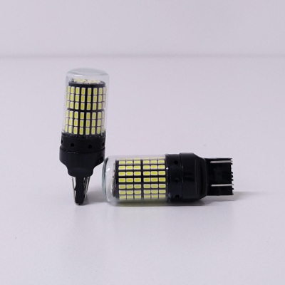 LEDCSP7443 LED SEÑALIZACION CSP CANBUS BLISTER X 2 - 7443 - 12066 W21/5W 2 POLOS SIN CULOTE 144 LED - CANBUS - BLANCO 12V - 24V