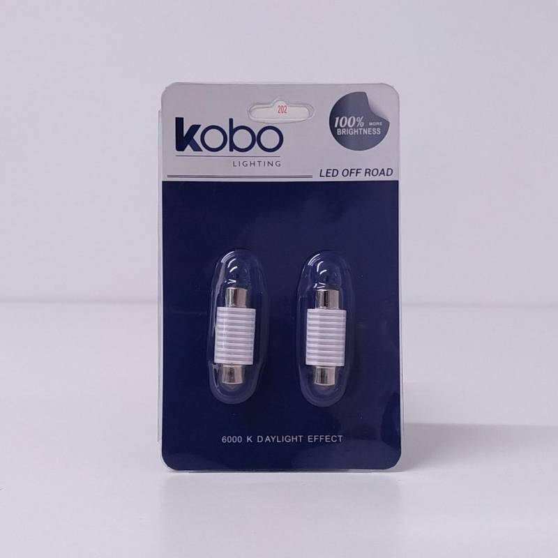 LEDTUB36LTBLA LED SEÑALIZACION CERAMIK BLISTER X 2 TUBULAR - FESTOON LED CERAMIK 5630 36MM CANBUS BLANCO 12V BLISTER X 2 UNIDADES