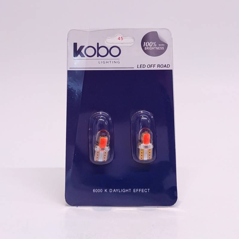 LED12961SGROJ LED SEÑALIZACION SILICA BLISTER X 2 2821 - T10 - W5W LED COB MINI SILICONADO ROJO 12V BLISTER X 2 UNIDADES