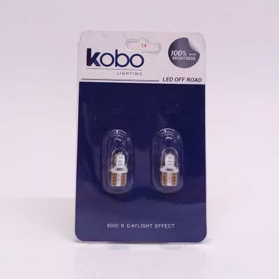 LED13961SGAZU LED SEÑALIZACION SILICA BLISTER X 2 2821 - T10 - W5W LED COB MINI SILICONADO AZUL 24V BLISTER X 2 UNIDADES