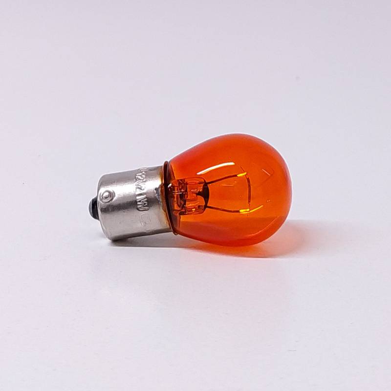 KO12496PR LAMPARAS DE SEÑALIZACION PY21W 12V 21W BAU15S AMBAR V PATAS DEFASADAS  (CODIGO ANTERIOR: 12496KO) 0