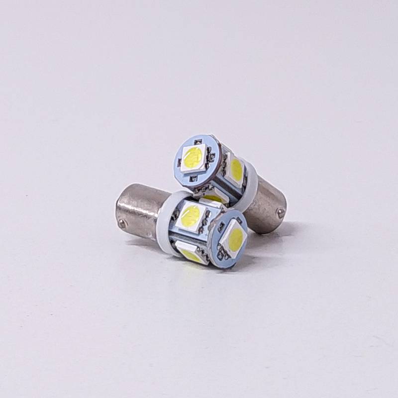 LED12929BLA5P LED SEÑALIZACION SILICA BLISTER X 2 - 53 - T4W - BA9S 5 SMD 5050 SMD - BLANCO 12V - BLISTER X 2 UNIDADES 50