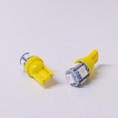 LED12961AMA5P LED SEÑALIZACION SMD BLISTER X 2 2821 - T10 - W5W 5 SMD 5050 AMARILLO 12V BLISTER X 2 UNIDADES