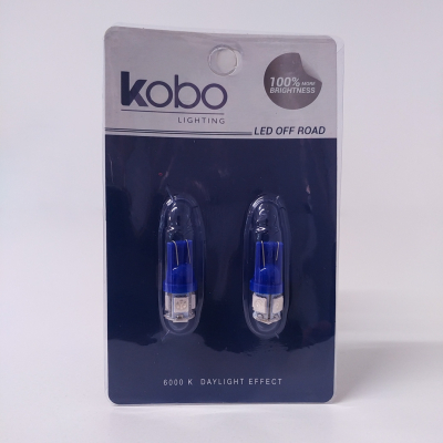 LED12961AZU5P LED SEÑALIZACION SMD BLISTER X 2 2821 - T10 - W5W 5 SMD 5050 AZUL 12V BLISTER X 2 UNIDADES 0