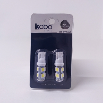 LED12961BLA9P LED SEÑALIZACION SMD BLISTER X 2 2821 - T10 - W5W 9 SMD 5050 BLANCO 12V BLISTER X 2 UNIDADES 0