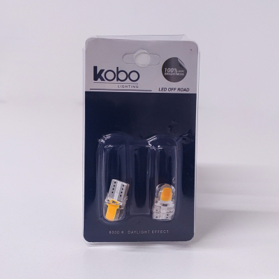 LED12961SGYEW LED SEÑALIZACION SILICA BLISTER X 2 2821 - T10 - W5W LED COB MINI SILICONADO AMBAR 12V BLISTER X 2 UNIDADES 50