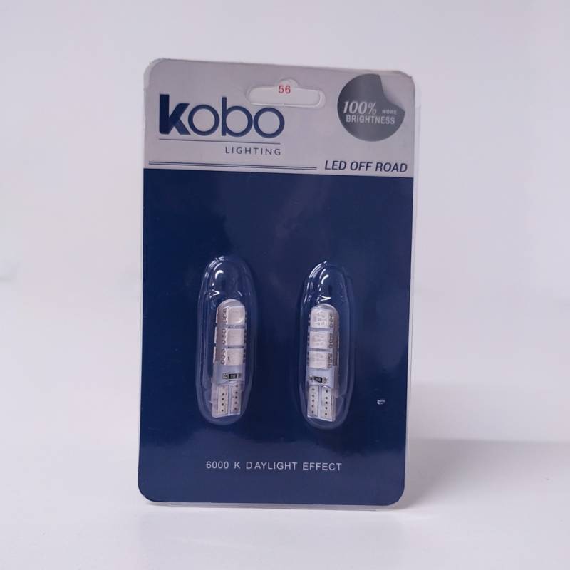 LED12961SILAZ LED SEÑALIZACION SILICA BLISTER X 2 2821 - T10 - W5W - 6 LED 2835 SILICONADO CANBUS AZUL 12V BLISTER X 2 UNIDADES 0