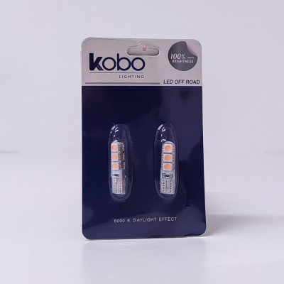 LED12961SILPI LED SEÑALIZACION SILICA BLISTER X 2 2821 - T10 - W5W - 6 LED 2835 SILICONADO CANBUS ROSA 12V BLISTER X 2 UNIDADES 0