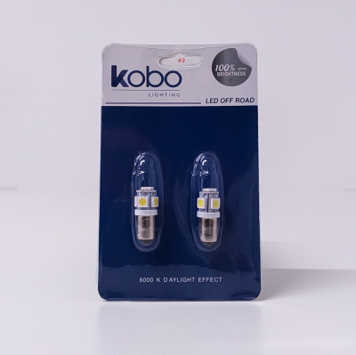 LED13929BLA5P LED SEÑALIZACION SMD BLISTER X 2 - 53 - T4W - BA9S 5 SMD 5050 SMD - BLANCO 24V - BLISTER X 2 UNIDADES 50