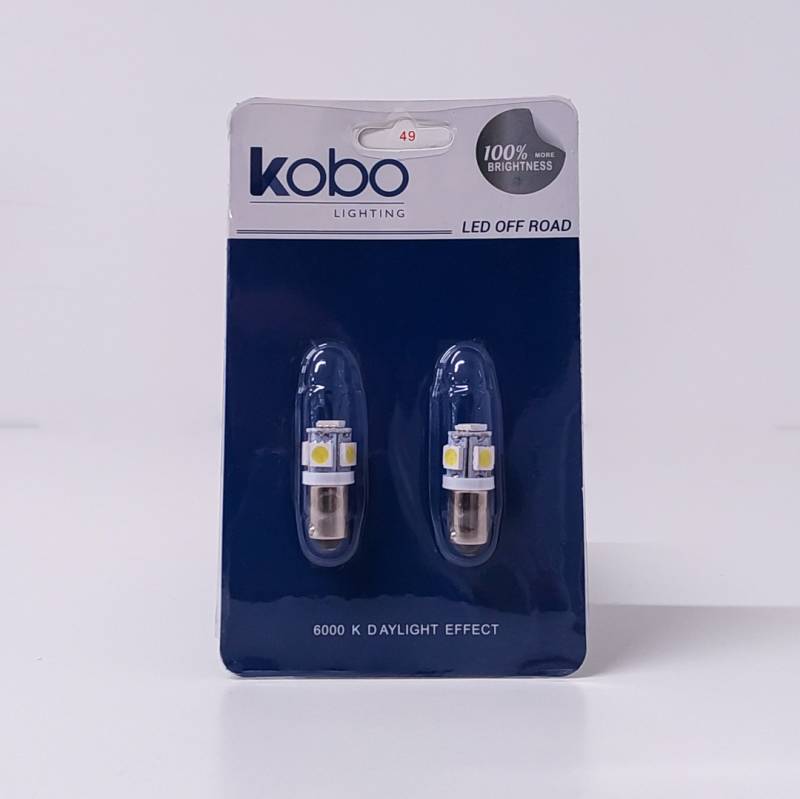 LED13929BLA5P LED SEÑALIZACION SMD BLISTER X 2 - 53 - T4W - BA9S 5 SMD 5050 SMD - BLANCO 24V - BLISTER X 2 UNIDADES 50