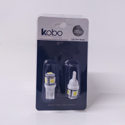 LED13961BLA5P LED SEÑALIZACION SMD BLISTER X 2 2821 - T10 - W5W 5 SMD 5050 SMD BLANCO 24V BLISTER X 2 UNIDADES 50