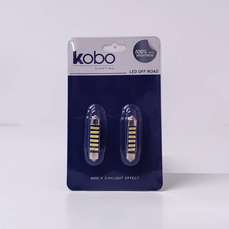 LEDTUB39CAN LED SEÑALIZACION CREE BLISTER X 2 TUBULAR - FESTOON LED CREE 39MM CANBUS BLANCO 12V BLISTER X 2 UNIDADES