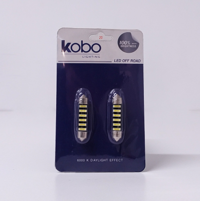 LEDTUB41CAN LED SEÑALIZACION CREE BLISTER X 2 TUBULAR - FESTOON LED CREE 41MM CANBUS BLANCO 12V BLISTER X 2 UNIDADES 0