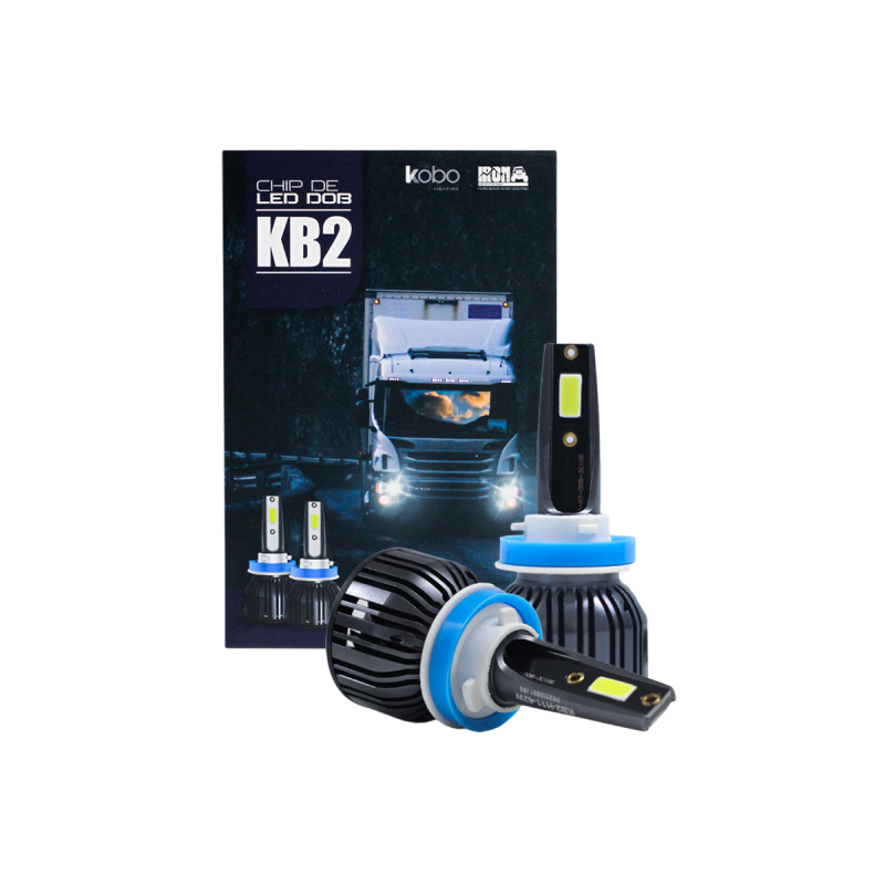 KB2-H27 OFF ROAD KIT DE LED DOB GTX 24V H27 30000LM 42 WATTS CHIP DOB COOLER GTX ULTIMA GENERACOON ORIGEN ALEMAN USO ESPECIAL 24V