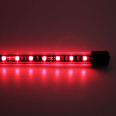 ANT002 ANTENA PARA UTV / PICK UPS 12V 1.2 METROS DE LARGO, 120 LED 5050 SMD COLOR ROJO, BASE METALICA Y BANDERA DE REGALO