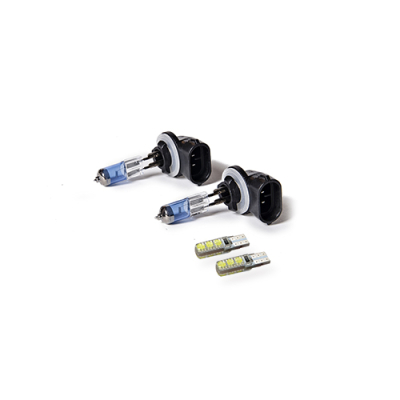 KOK881SK LAMPARA HALOGENA SKY LINE CANBUS KIT H27 12V 55W SKY LINE X 2 + 2 LED T10 CANBUS AZUL FRIO  (CODIGO ANTERIOR: K881SK)