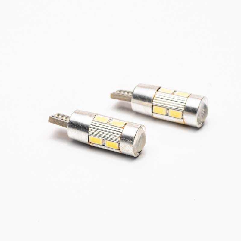 LED12961LUC10 LED SEÑALIZACION CREE BLISTER X 2 2821 - T10 - W5W  10 LED CREE CON LUPA BLANCO 12V BLISTER X 2 UNIDADES