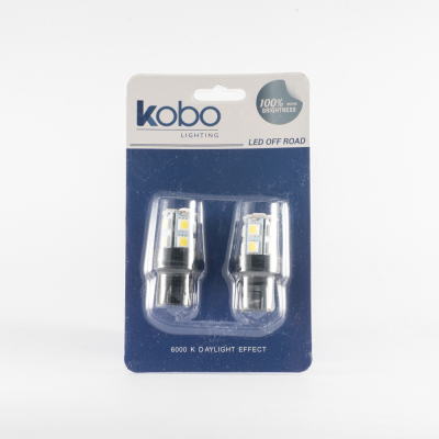 LED12065SMD13 LEDS SEÑALIZACION SMD BLISTER X 2 T20 - 1156 (1141 - 1156 - P21W SIN CULOTE) 1 POLO 13 LED 5050 SMD - BLANCO 12V