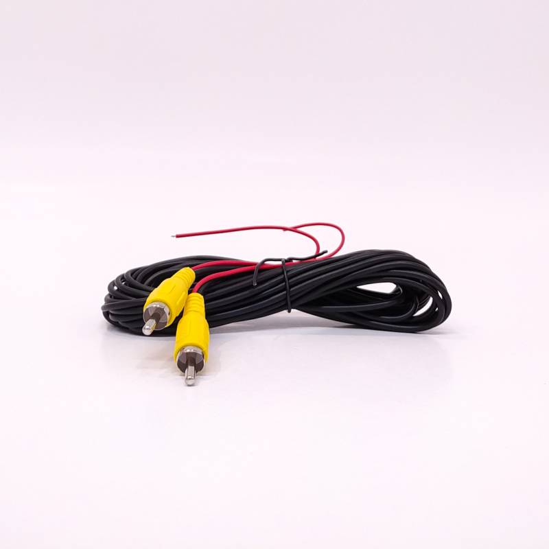 RCA5MMM CABLE RCA PARA CAMARAS RCA - UNIVERSAL MACHO - MACHO 5 METROS