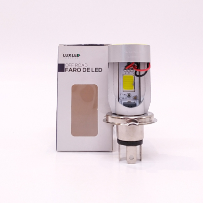 DJ-KD13893 LAMPARA LED LAMPARA H4 LED BLANCO, CON OJO DE ANGEL BLANCO USO RECOMENDADO 12V 30 WATTS