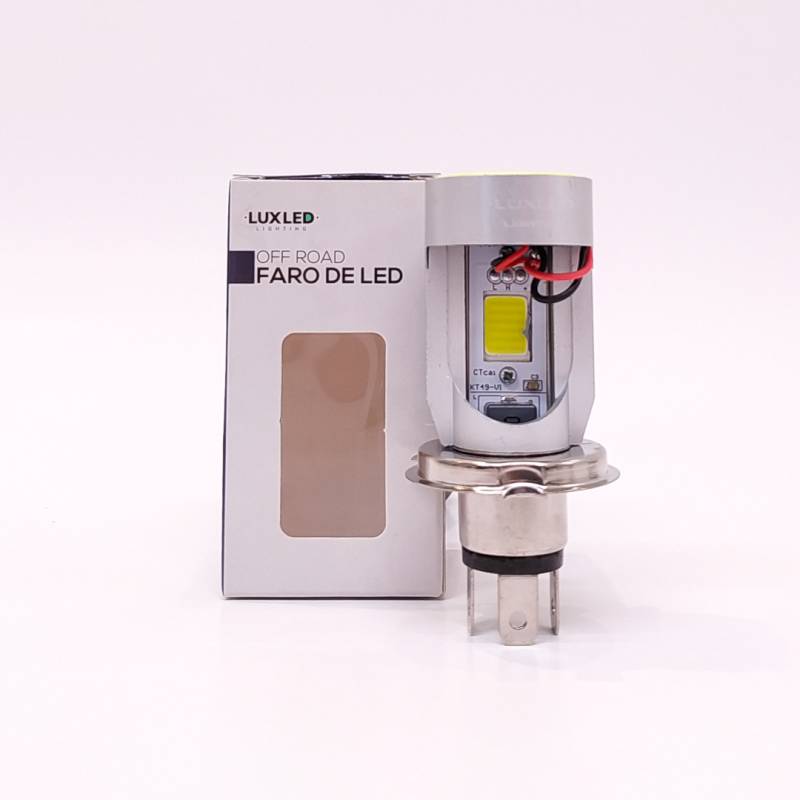 DJ-KD13893 LAMPARA LED LAMPARA H4 LED BLANCO, CON OJO DE ANGEL BLANCO USO RECOMENDADO 12V 30 WATTS