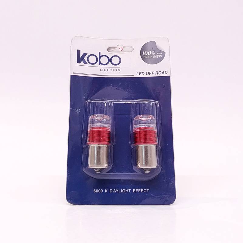 LED13498LTROJ LED SEÑALIZACION CERAMIK BLISTER X 2 - 1141 - 1156 - P21W LED CERAMIK 5630   -ROJO 24V - BLISTER X 2 UNIDADES