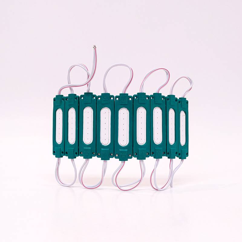 RICO12VER MODULO LED COB TABLA RIGIDA COB VERDE 12V 7CM X 1,5CM  0