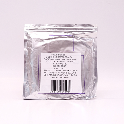 5050ROSA12V ROLLO DE LED ROLLO DE LED (300 LED) 5 METROS 5050 - ROSA 12V