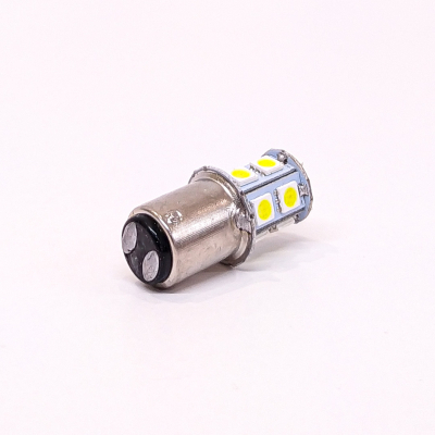 12502BLA13P LEDS SMD 1176 - 1157 - P21/5W 2 POLOS (PAREJA) 13 LED 5050 SMD - BLANCA 12V