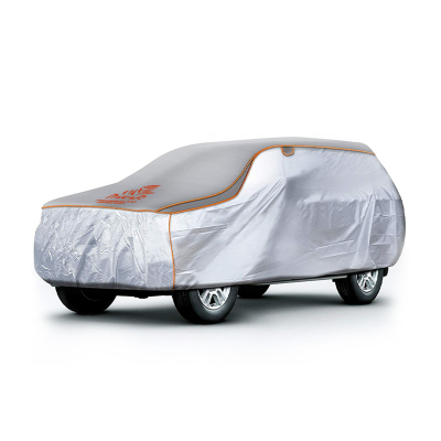 COBANT02SMA FUNDA CUBRE AUTOS PARA SUV/PICK UP SMALL 406X178X145CM. LOGO DAKAR. GOMA EVA CUBREINDO LA PARTE SUPERIOR.  REFLECTORES NARANJAS, ELASTICO, CLIPS Y C