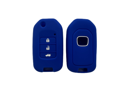 KU-CULLA159 CUBRE LLAVE DE SILICONA HONDA HRV NAVAJA - COLOR AZUL