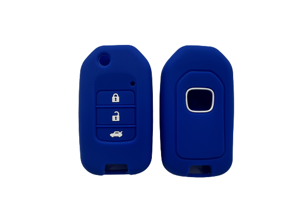 KU-CULLA159 CUBRE LLAVE DE SILICONA HONDA HRV NAVAJA - COLOR AZUL