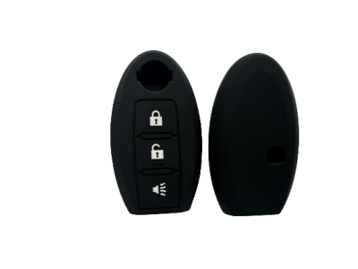KU-CULLA218 CUBRE LLAVE DE SILICONA NISSAN VERSA - SENTRA - TIIDA - KICKS - COLOR NEGRO