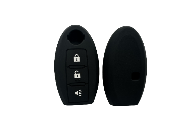 KU-CULLA218 CUBRE LLAVE DE SILICONA NISSAN VERSA - SENTRA - TIIDA - KICKS - COLOR NEGRO