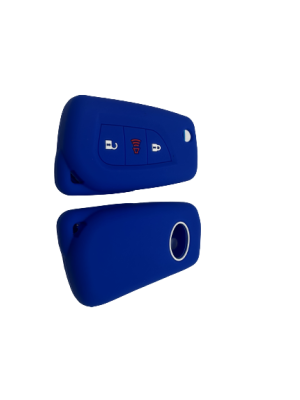 KU-CULLA204 CUBRE LLAVE DE SILICONA TOYOTA COROLLA - HILUX - COLOR AZUL