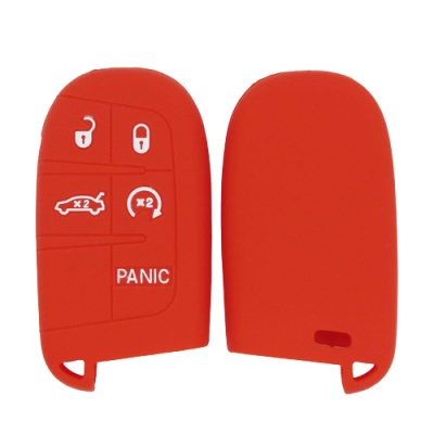 KU-CULLA209 CUBRE LLAVE DE SILICONA FIAT TORO - ARGO - DODGE - RAM PRESENCIA - COLOR ROJO