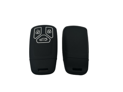 KU-CULLA162 CUBRE LLAVE DE SILICONA AUDI A4 - A5 - A6 - Q5 - Q7 LINIEA NUEVA 3 BOTONES COLOR NEGRO