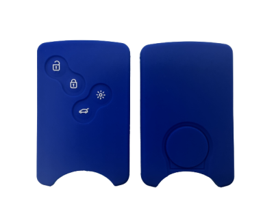 KU-CULLA200 CUBRE LLAVE DE SILICONA RENAULT MEGANE 2 - CAPTUR TARJETA - COLOR AZUL