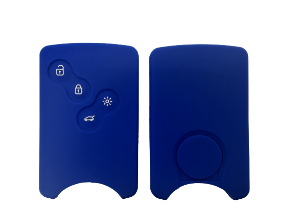 KU-CULLA200 CUBRE LLAVE DE SILICONA RENAULT MEGANE 2 - CAPTUR TARJETA - COLOR AZUL