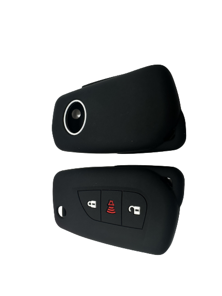 KU-CULLA203 CUBRE LLAVE DE SILICONA TOYOTA COROLLA - HILUX - COLOR NEGRO