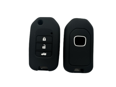 KU-CULLA158 CUBRE LLAVE DE SILICONA HONDA HRV NAVAJA - COLOR NEGRO