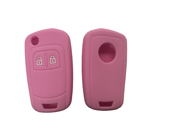 KU-CULLA157 CUBRE LLAVE DE SILICONA CHEVROLET SPIN - TRACKER - AGILE - COLOR ROSA